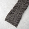 Ralph Lauren Alpaca Wool Low Gauge Long Scarf Gray Brown