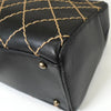 Chanel Coco Mark Wild Stitch 小牛皮黑色手提包