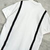 Fred Perry 徽标刺绣短袖 Polo 衫 白色/黑色