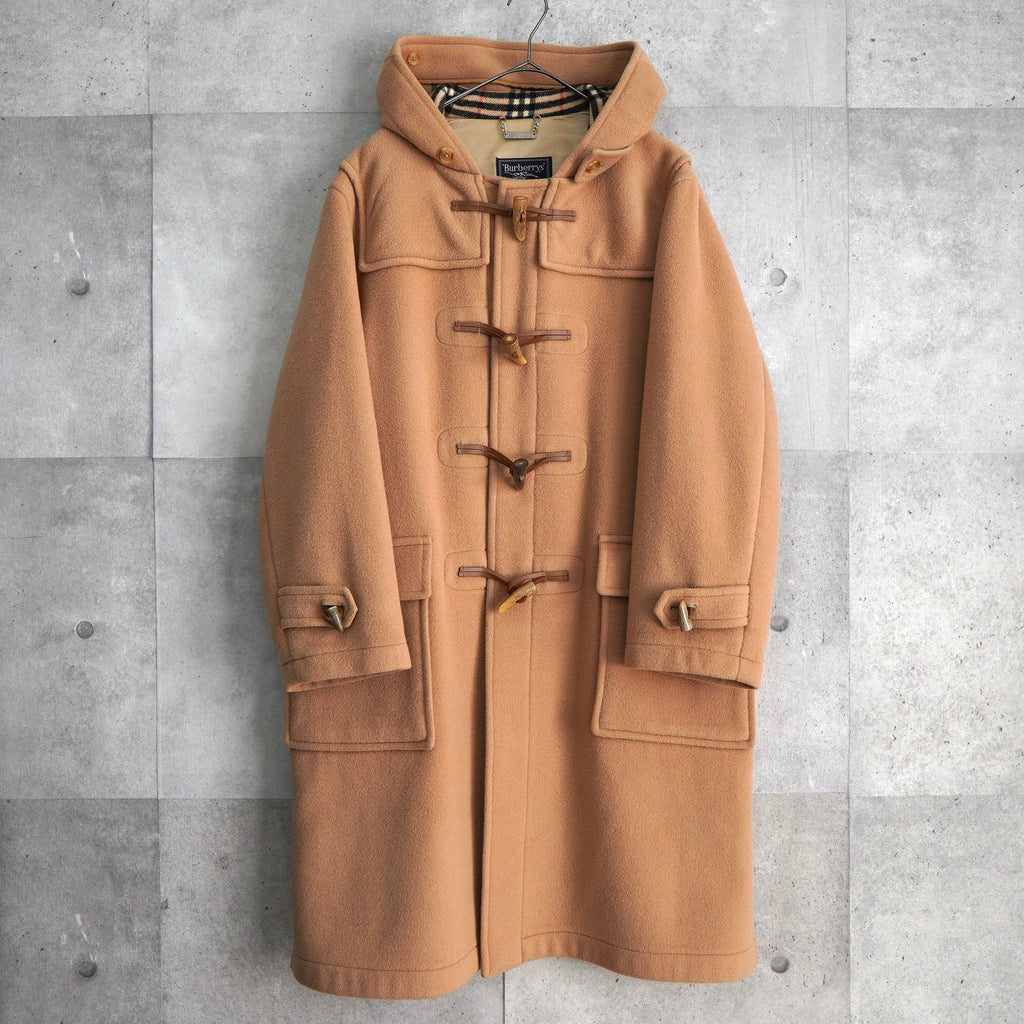 レア美品Burberrysダッフルコート ノバチェック ヴィンテージ 希少 バーバリー Burberry ダッフルコート オレンジ ノバ