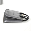 Balenciaga 包袋图案徽标皮革钥匙扣饰物（银色）