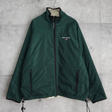 ポロ スポーツ ラルフ ローレン リバーシブル ナイロン/ボア フリース ブルゾン ダークグリーン/アイボリー - NEWSED