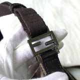 フェンディ ズッキーノ キャンバス ショルダーバッグ サコッシュ ブラウン - NEWSED