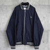 ラコステ ナイロン スタジャン ブルゾン ロゴパッチ ネイビー