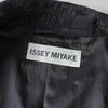 イッセイミヤケ フラワー  ナイロン シングル イージー セットアップ ブラック レディース