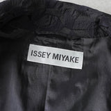 イッセイミヤケ フラワー ナイロン シングル イージー セットアップ ブラック レディース - NEWSED