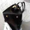Celine Vintage Star Ball Calf Leather Shoulder Bag in Black