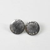 シャネル ロゴ サークル ピアス シルバー - NEWSED