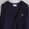 ラコステ カーディガン ロゴパッチ ダークネイビー
