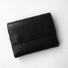 ロエベ リピートアナグラム レザー 二つ折り財布 ブラック