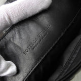 ボッテガ ヴェネタ イントレチャート レザー ショルダーバッグ ブラック - NEWSED