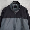 ナイキ ナイロンジャケット ブルゾン ロゴ 刺繍 ブラック / グレー
