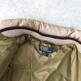 ポロ ラルフローレン ダウンジャケット スモールポニーロゴ 刺繍 ベージュ - NEWSED