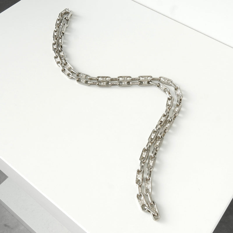 セリーヌ トリオンフ チェーン ネックレス シルバー - NEWSED