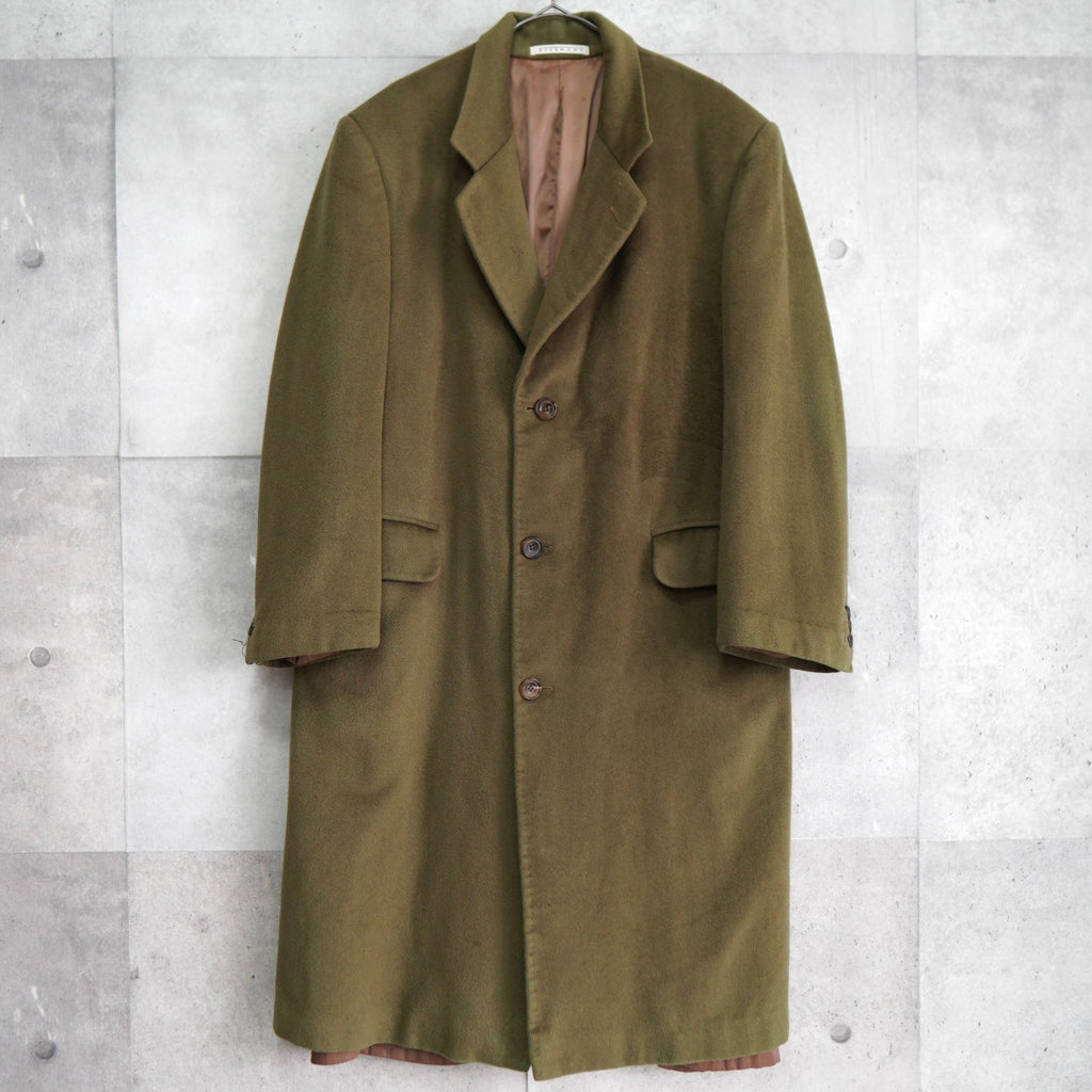 Givenchy Vintage Chesterfield Coat Wool Coat Long Coat Khaki