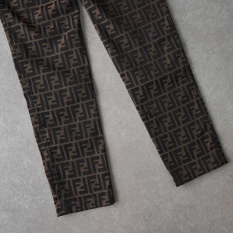 フェンディ ヴィンテージ ズッカ パンツ ブラウン レディース - NEWSED