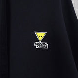 メゾン キツネ ロゴパッチ パーカー ネイビー - NEWSED