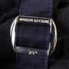 Maison Kitsune logo embroidered cap in navy
