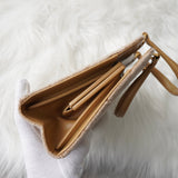 フェンディ ズッカ カシミヤ / レザー ミニハンドバッグ ベージュ - NEWSED