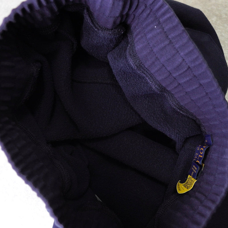 ポロ ラルフローレン ロゴ 刺繍 スウェットパンツ ネイビー - NEWSED