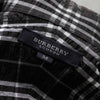 Burberry Nova 格纹泡泡纱短袖衬衫（黑色）
