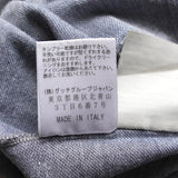 グッチ ロゴ刺繍 半袖ポロシャツ ネイビー / グレー - NEWSED