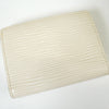 Louis Vuitton Epi Ludlow 白色象牙色双折钱包