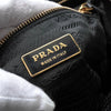 Prada Tessuto 黑色尼龙和皮革手提包