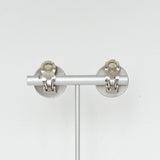 シャネル ココマーク ロゴ ラウンド イヤリング シルバー - NEWSED