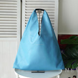 エムエムシックス メゾン マルジェラ レザー ジャパニーズバッグ クラシック ハンドバッグ ブルー - NEWSED