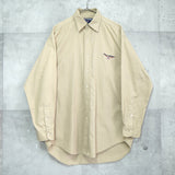 ポロ スポーツ ラルフローレン 長袖シャツ ロゴ刺繍 ベージュ - NEWSED