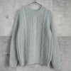 ポールスミス ケーブル編み アルパカ混紡 ニット グレー