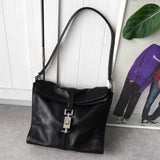 グッチ ジャッキー レザー ワンショルダーバッグ ブラック - NEWSED