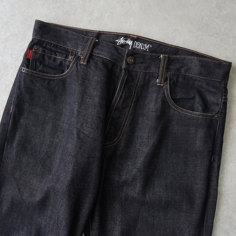 ステューシー ストレート デニム ジーンズ インディゴ - NEWSED