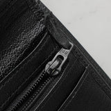 シャネル ココマーク レザー 二つ折り財布 ブラック - NEWSED