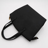 セリーヌ 馬車金具 サルキー ナイロン ハンドバッグ 自立型 ブラック - NEWSED