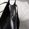 Celine Vintage Star Ball Calf Leather Shoulder Bag in Black