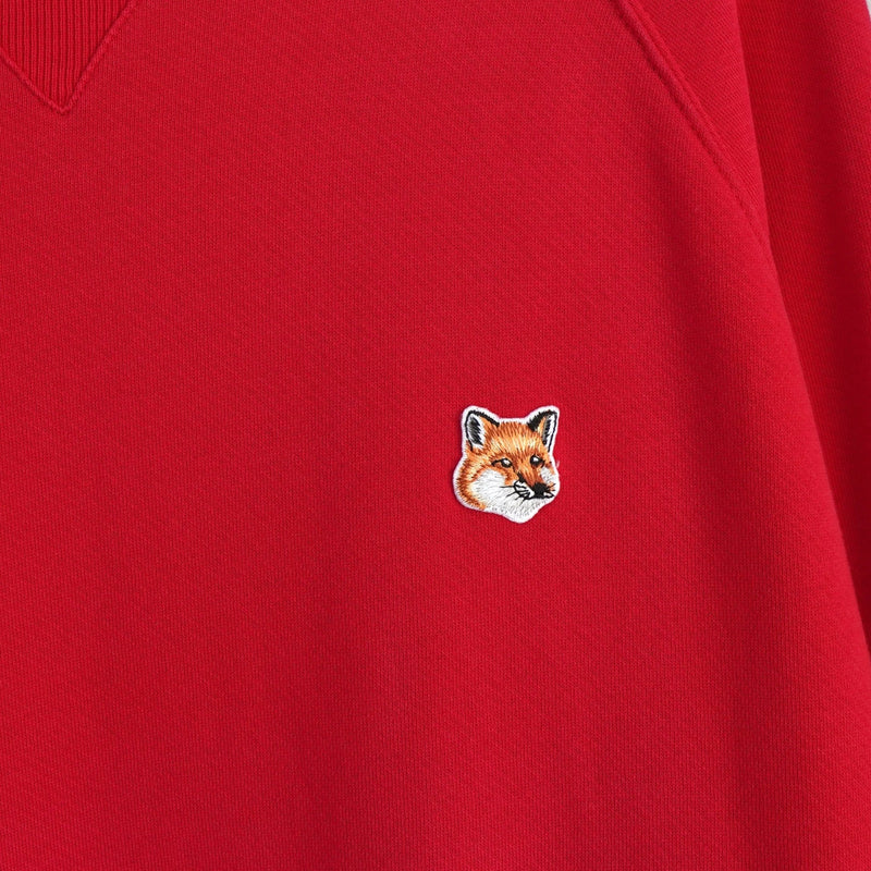 メゾン キツネ フォックスヘッド スウェット レッド - NEWSED