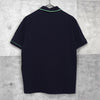 Lacoste 徽标贴片海军蓝短袖 Polo 衫