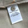 Fred Perry 徽标刺绣格纹短袖 Polo 衫，米色，未使用，带标签