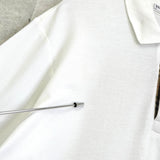 バーバリー ヴィンテージ ホースロゴ 刺繍 半袖ポロシャツ ホワイト - NEWSED