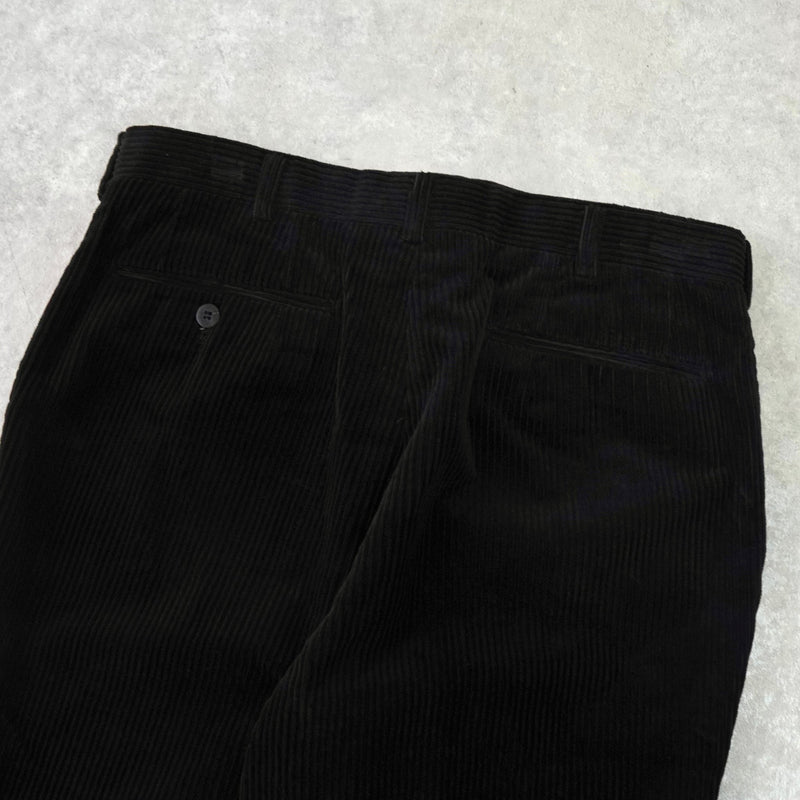 クリスチャン ディオール ヴィンテージ コーデュロイ スラックス ブラック - NEWSED