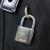 Prada Tessuto Pocono Nylon Triangle Logo Handbag in Black
