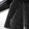 ダンケシェーン フェイクレザー ボアジャケット ライダースジャケット ブラック メンズ