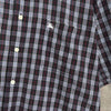 バーバリー ノバチェック ホースロゴ 刺繍 半袖シャツ ブラック / ホワイト