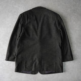 ジバンシィ シングル カシミヤ混紡 ツイード テーラードジャケット グレー - NEWSED