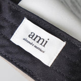 アミパリ アミ パリス ハートロゴ キャップ ベージュ 保存袋付き - NEWSED