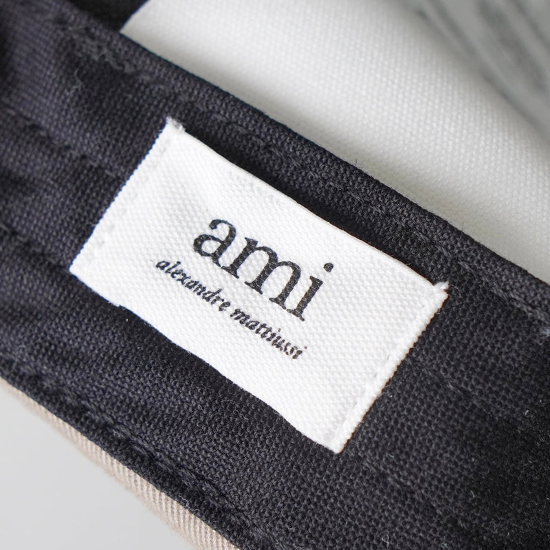 アミパリ アミ パリス ハートロゴ キャップ ベージュ 保存袋付き - NEWSED