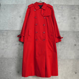 バーバリー ヴィンテージ ノバチェック裏地 トレンチコート レッド - NEWSED