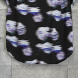 ラッド ミュージシャン 花柄 半袖シャツ ブラック - NEWSED